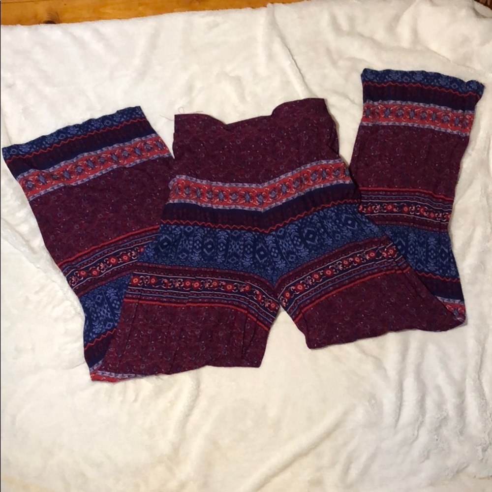 Airy pants with pockets